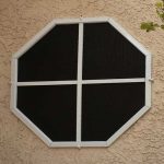 Octagon Window - TEXTILENE® 90 - Black